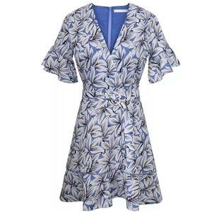 Jonathan Simkhai Zoey Floral Linen Blend Dress